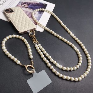 Dây đeo điện thoại ngọc trai