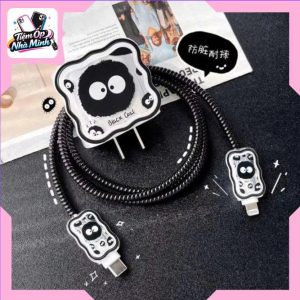 Dây Sạc Black Bear Cute